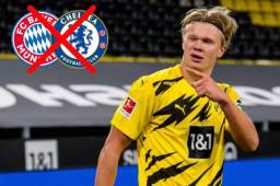 La estrella en la delantera del Borussia Dortmund, Erling Haaland, ha rechazado una oferta de 100 millones del Chelsea de Inglaterra.
