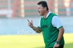 Mauro Reyes dice que en el juego contra Platense su equipo mostró mejoría y confía que tendrán un alza. Foto Neptalí Romero