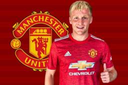 Van de Beek firmó con el Manchester United un contrato de cinco años.