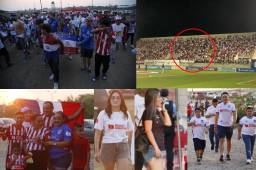Así se vive el ambiente en el Estadio Emilio Williams de Choluteca para el Lobos vs Olimpia. FOTOS: Marvin Salgado