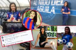 Aficionados del Motagua se han volcado en protestas en las redes sociales contra la nueva presentadora del programa de TV del equipo, Stephany Izaguirre y la acusan de ser aficionada del Real España. Algunos dicen que es olimpista.