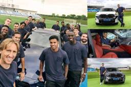 La jugadores de la plantilla del Real Madrid recibieron sus nuevos carros para esta temporada 2024-2025 de la marca BMW. Esta ha sido la elección de cada jugador merengue, incluida la de la nueva estrella madridista: Kylian Mbappé.