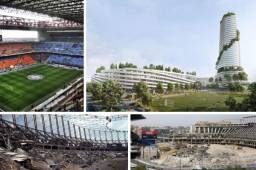 El histórico estadio San Siro puede ser derrumbado luego de ser declarado sin interés cultural. Ya hay dos propuestas por parte del Inter y AC Milan para reemplazarlo.