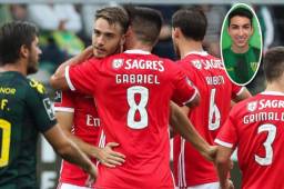 Jonathan Rubio vio acción en la derrota del Tondela ante el Benfica en la jornada 8 de la Liga de Portugal.