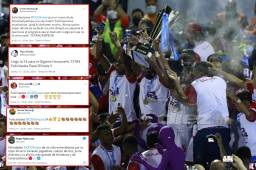 Olimpia nuevamente se coronó campeón en Honduras y recibió miles de mensajes en las redes sociales.