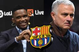 Samuel Eto'o es un ídolo del Barcelona y ha recomendado fichar a Mourinho como entrenador.