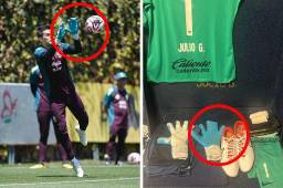El curioso guante que utilizará el portero Julio González, en el debut de México ante Jamaica en la Copa América.