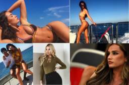 El jugador del Tottenham no pudo jugar el fin de semana ante el Crystal Palace y se fue a la gradas para ver el duelo. Pero fue eclipsado por su novia, la modelo Ruby Mae.