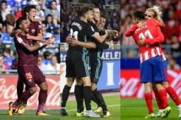 Barcelona, Real Madrid y Atlético de Madrid jugarán en medio de semana.