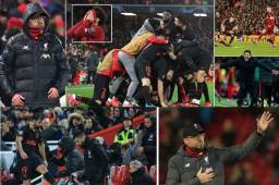 El Atlético de Madrid da el gran batacazo en la Champions League al eliminar al vigente campeón Liverpool ganándole en tiempos extras 2-3 (global 2-4). Cholo Simeone celebró como un loco mientras Klopp pedía perdón.