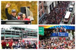 Los Medias Rojas de Boston se coronaron el domingo campeones de la 114ª Serie Mundial de béisbol y han salido a celebrar en las calles de la ciudad con su gente.