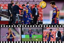 El delantero argentino se hundió anímicamente luego de caer contra el Celta en el Camp Nou. A falta de una fecha, Koeman fue preguntado en rueda de prensa si era el último partido del capitán en la institución.