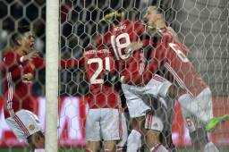 El armenio Henrikh Mkhitaryan marcó el gol de los red devils.