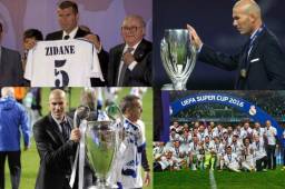 El técnico frances Zinedine Zidane se despidió hoy del Real Madrid, conoce los mejores momentos.