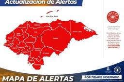 Este día se ha decretado alerta roja en toda Honduras por Eta.