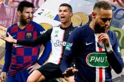 Lionel Messi es el futbolista mejor pagado de todo el mundo; le sigue Cristiano Ronaldo.