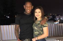 Romell Quioto junto a Malibu Paz y la fotografía que confirmó su relación de noviazgo en las redes sociales.