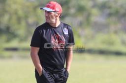 El entrenador del Olimpia, Pedro Troglio, dice que sueña con ganar el campeonísimo y prepara un equipo fuerte para la pentagonal. Fotos Ronal Aceituno