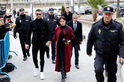Cristiano Ronaldo llegó a Madrid acompañado de su mayor apoyo, Georgina Rodríguez.