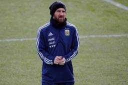 Messi se unió al entrenamiento de Argentina en la casa del Real Madrid.