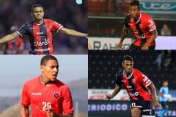 Los cuatro catrachos quieren hacer historia con el Alajuelense de Costa Rica.