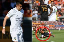 Chicharito Hernández hizo su debut en la MLS y no fue su mejor partido, el mexicano sufrió de la incómoda marca de Maynor Figueroa y estas fueron las fotos que dejó su encuentro.