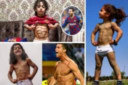 Así es Arat Hosseini, el pequeño iraní de siete años que tiene un físico impresionante y es comparado con Cristiano Ronaldo, además, en las últimas horas dejó sorprendido con su talento a Lionel Messi.