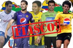 Vinieron con el cartel de ser una solución para los clubes que los ficharon y solamente se fueron con maletas llenas de pena