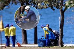 Jair Bolsonaro fue visto sin mascarilla paseándose en su moto y platicando con barrenderos.