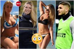La inglesa publicó un mensaje en redes sociales dedicado al argentino luego de que se especulara que la novia del jugador, Wanda Nara, lo estuviera engañando con su mismo compañero de club.