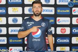 Olego llega con la intención de ayudar en la zona ofensiva de Motagua, una debilidad que tuvo el club en el torneo anterior. Foto cortesía @Motaguacom