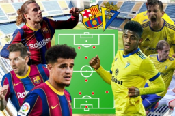 Barcelona va con todo para sacar los tres puntos en el Ramón de Carranza ante un Cádiz que quiere dar la sorpresa, Choco Lozano pinta para titular.