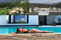 Cristiano Ronaldo y Georgina Rodríguez, disfrutan de sus lujosas vacaciones en Marbella. Vaya manera de subir la temperatura por parte de la mujer del luso.