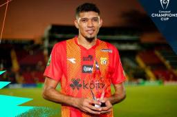 MVP del partido. Getsel Montes se llevó este premio a casa por su actuación en el Herediano vs Robinhood por la Concachampions.