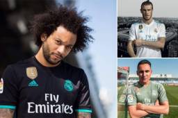 Marcelo, Bale y Navas son imagen de Real Madrid en sus nuevas camisas.
