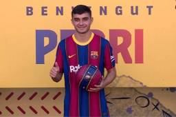 Así fue presentado de manera oficial Pedri, el nuevo jugador del FC Barcelona.