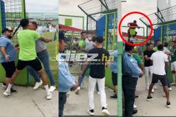 Hernán La Tota Medina fue a encarar a aficionados que le lanzaron insultos tras la derrota ante Lobos.