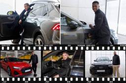 Como una tradición desde hace 17 años, la plantilla del Real Madrid recibió este lunes los carros oficiales de Audi y los futbolista posaron junto a ellos. ¿Quién se quedó con el más caro y más barato?