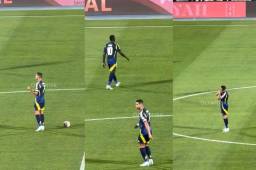 Los horribles gestos de Cristiano Ronaldo a sus compañeros en la final de la Supercopa de Arabia.