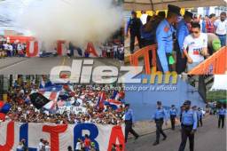 Te mostramos el bonito ambiente para el derbi capitalino, donde la seguridad también ha dicho presente.