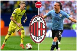 Samuel Castillejo y Diego Laxalt han sido figuras en sus antiguos clubes y ahora defenderán al Milan.
