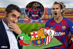 El equipo azulgrana completa este domingo la jornada 8 del campeonato español y lo hace ante el Sevilla en el Camp Nou. Este es el cuadro de Ernesto Valverde, que presenta varias cambios en su esquema.