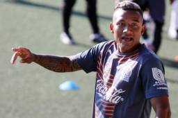 El mediocampista hondureño Luis Garrido está enfocado con el Olimpia, trabajando para regresar a la Selección de Honduras. Foto Juan Salgado