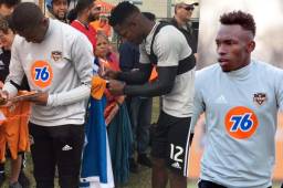 Wilmer Cabrera, técnico del Houston Dynamo, confirmó que Elis, Quioto y Boniek no serán prestados a la Selección de Honduras para los amistosos de febrero. Foto @HoustonDynamo