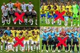 Las selecciones de Conmebol y Concacaf ya se despidieron del Mundial de Rusia 2018.