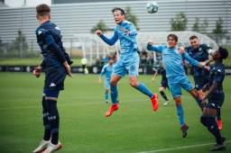 El Girona FC llegaba de derrotar al Derby County al juego ante Leeds United.