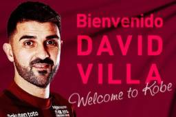 David Villa se marchó de la MLS y ahora jugará en el fútbol japonés con el Vissel Kobe.
