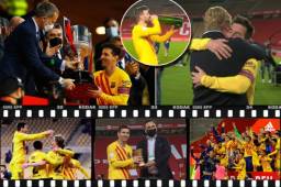 Las imágenes que nos dejó la gran final de la Copa del Rey que ganó el Barcelona ante el Athletic; Messi fue la gran figura y podría haber levantado la última Copa tras tener su futuro todavía en el aire.