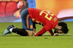 Isco fue víctima de una violenta falta por parte de Kendall Waston en el amistoso contra Costa Rica.