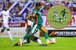 ¡Se burló! La polémica publicación del Chino López en redes por el penal que no le pitaron en el clásico Olimpia-Marathón